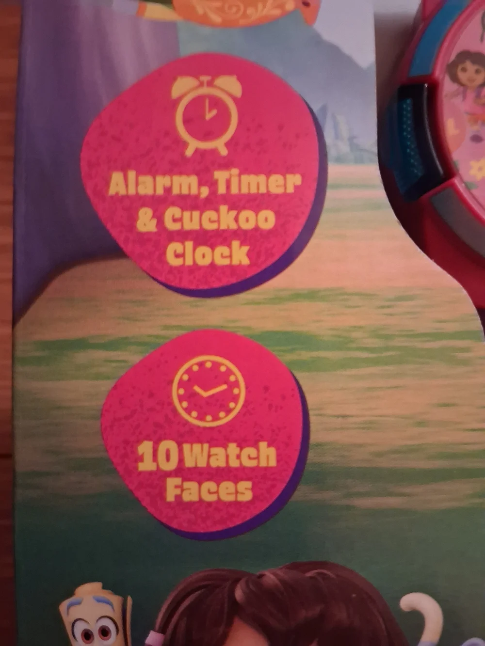 VTech Dora Time for Learning Adventure Watch - Yellow and Pink
